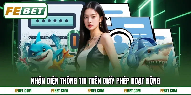 Nhận diện thông tin trên giấy phép hoạt động Nhận diện thông tin trên giấy phép hoạt động